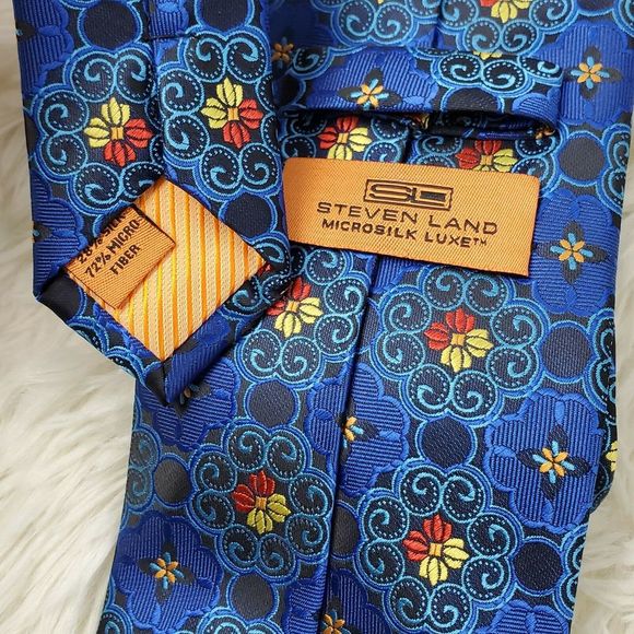 Steven Land Microsilk Luxe Necktie 61" NWOT - Picture 5 of 5